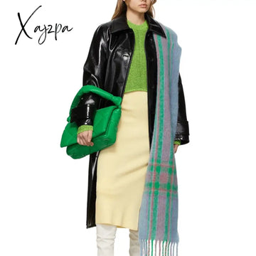Xajzpa - Fashion Lingge Quilted Women Handbag Designer Padded Shoulder Crossbody Bag Luxury Pu